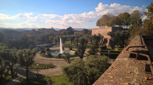 La forteresse médicéenne et les jardins de Sienne