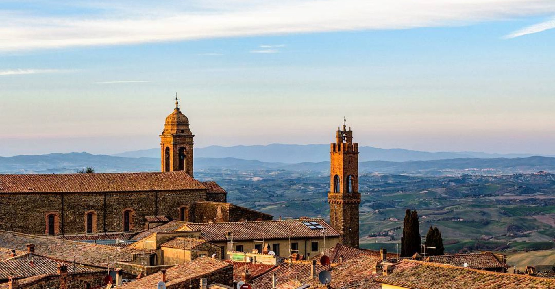 Sunset in Montalcino