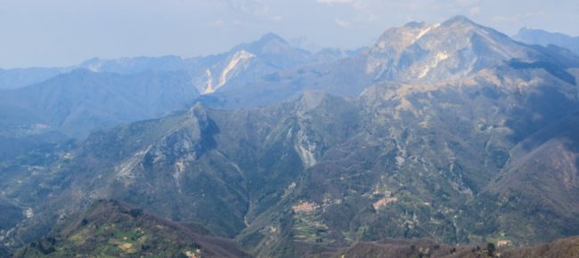 Panorama from the top of Monte Matanna
