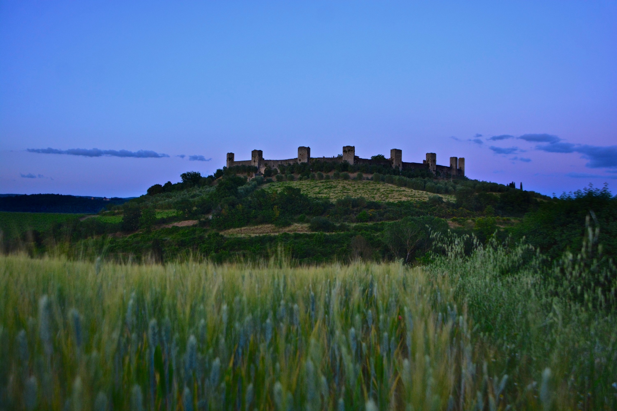 Sunset at Monteriggioni