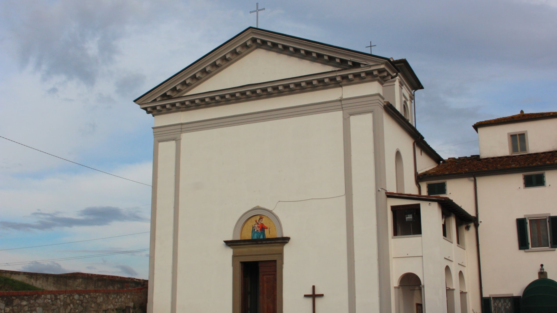 Die Kirche Santi Filippo e Giacomo, Ferruccia, Gemeinde Quarrata