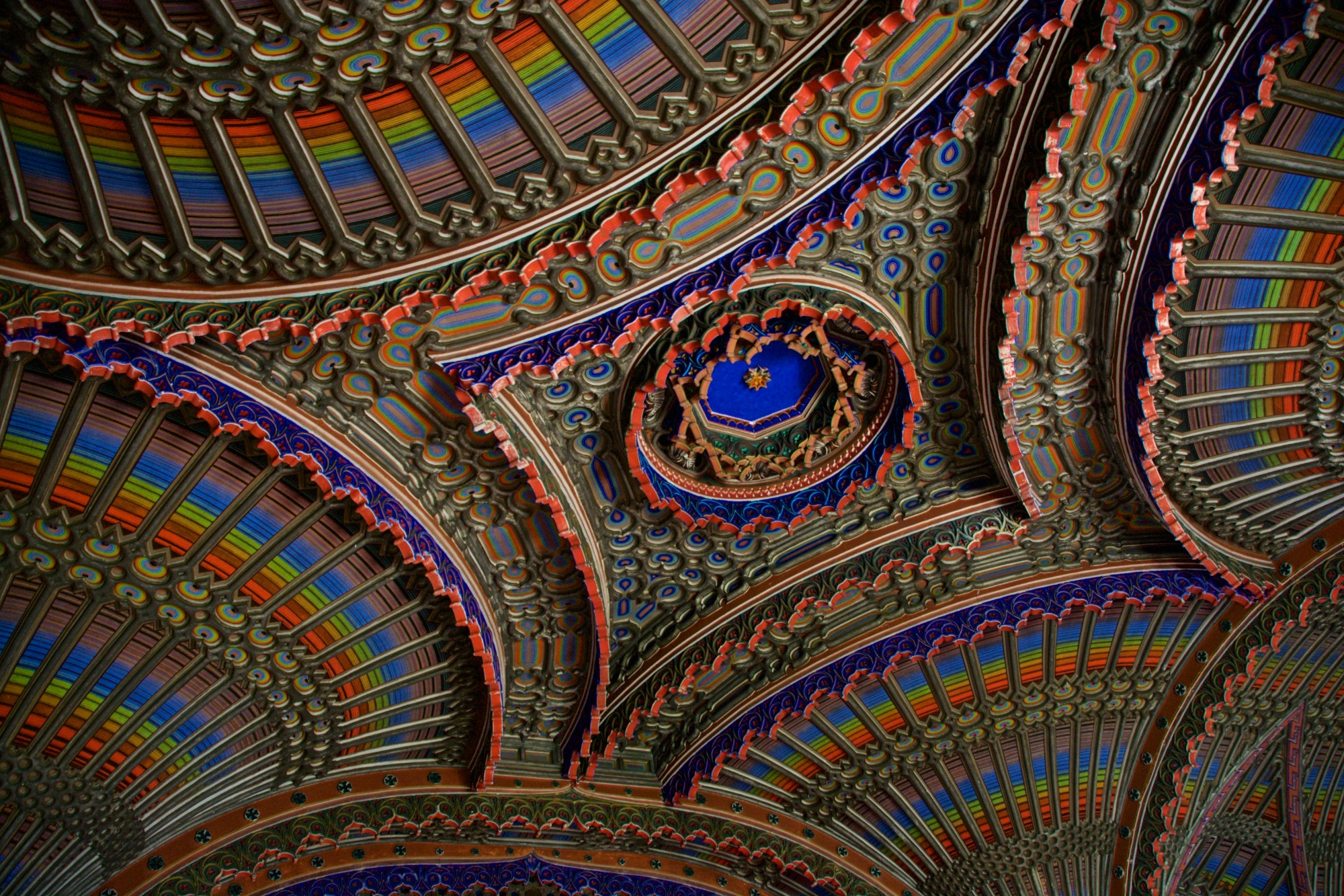 Voûtes spectaculaires du château de Sammezzano