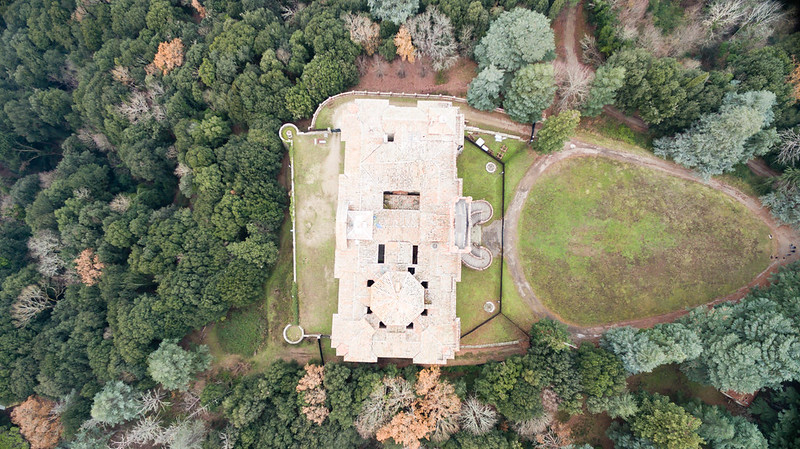 Sammezzano castle seen from above