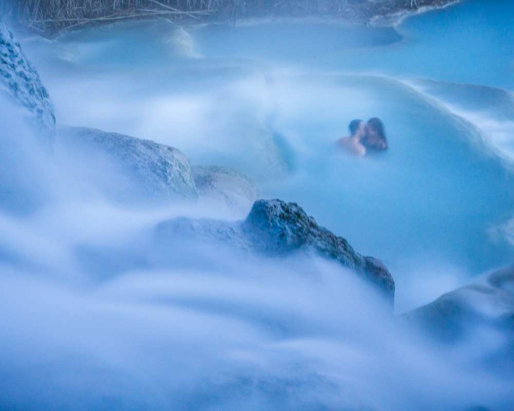Cascate del Mulino hot springs in Saturnia