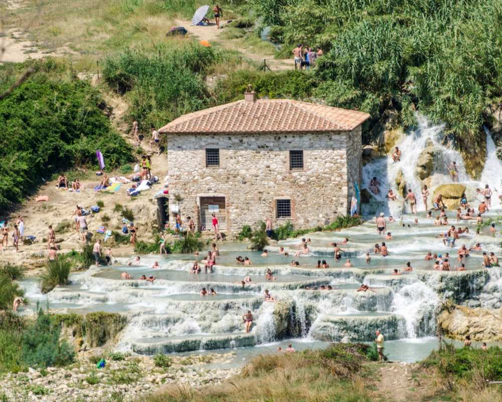 Saturnia hot springs