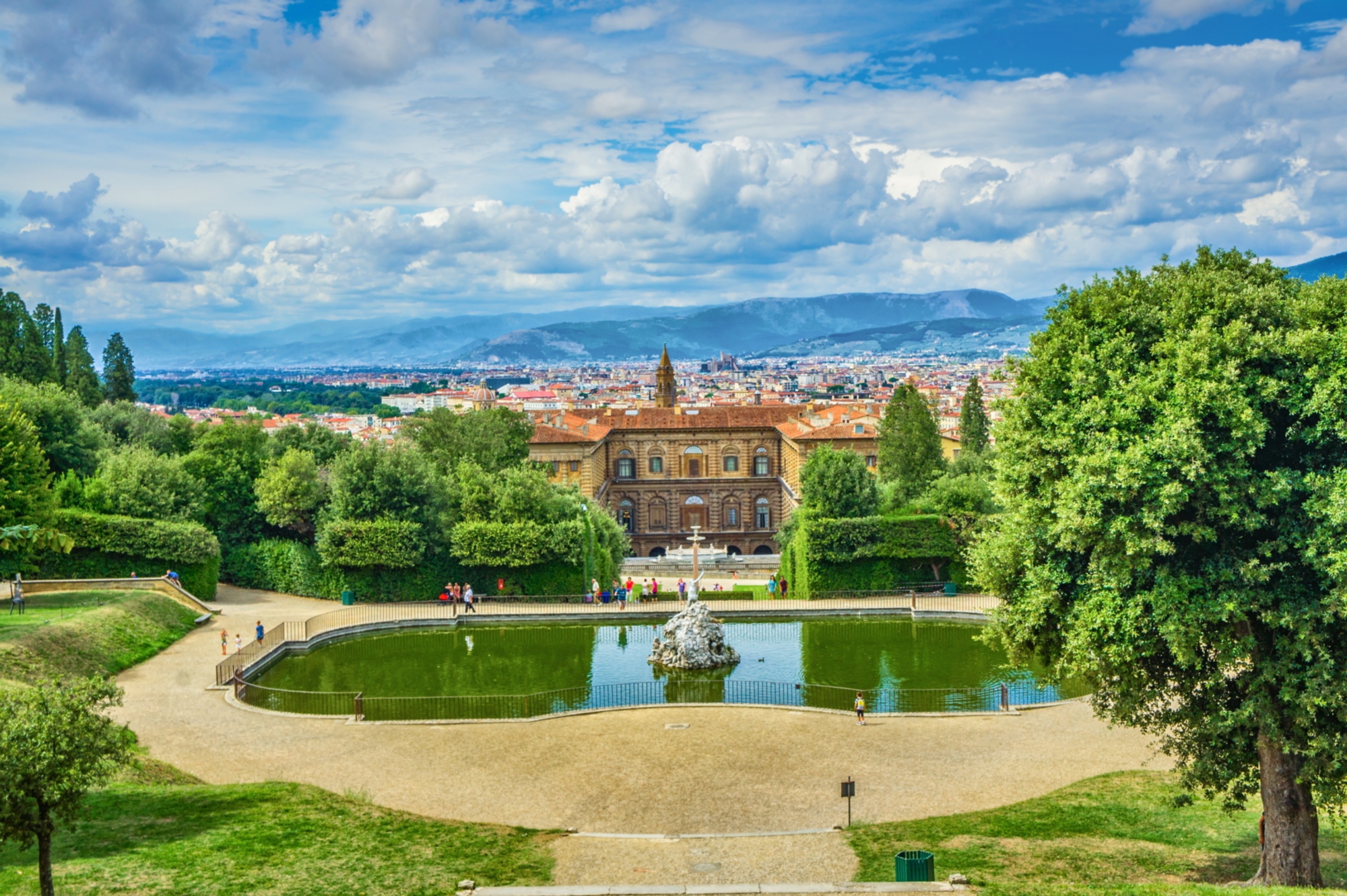 Palazzo Pitti as seen from the garden