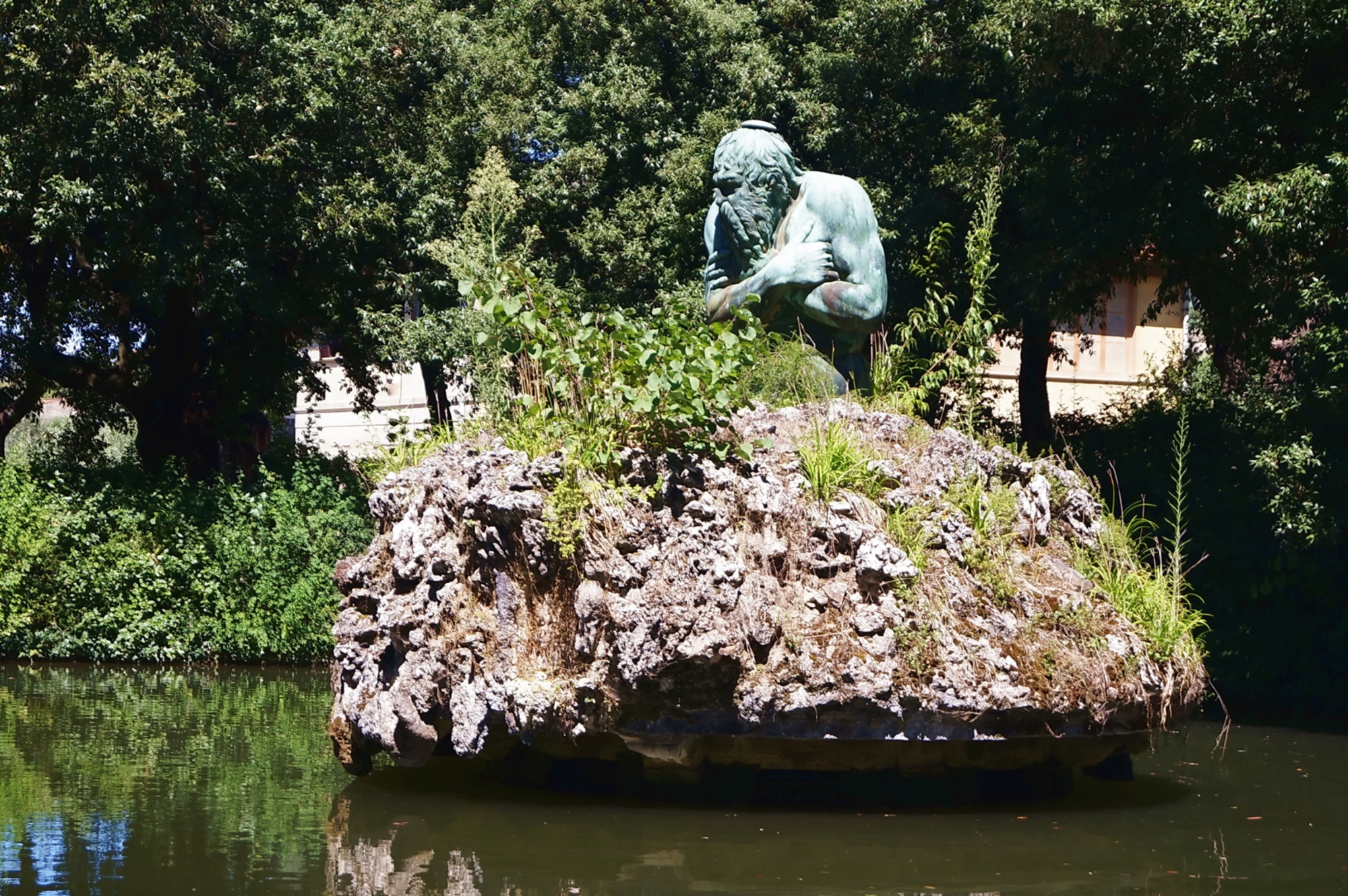 Escultura en el parque de Villa Reale di Castello, Florencia