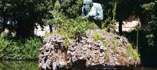 Escultura en el parque de Villa Reale di Castello, Florencia