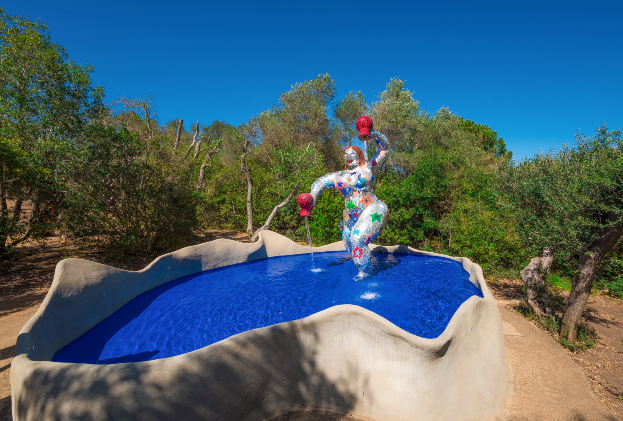 The Tarot Garden, created by Niki de Saint Phalle