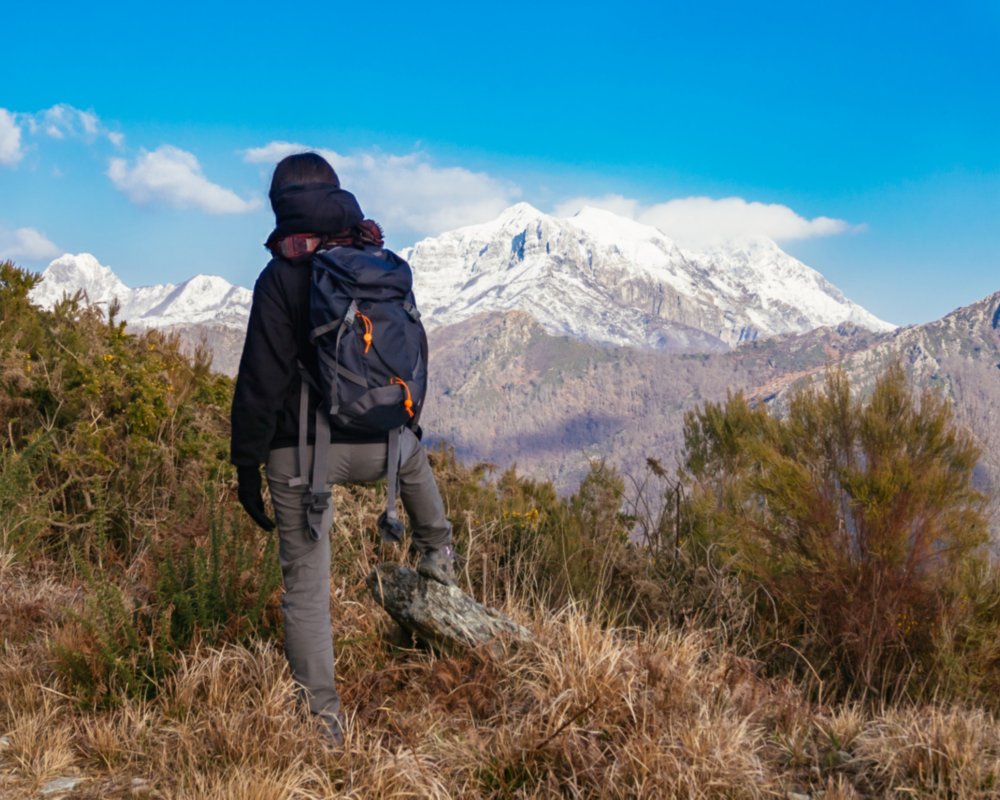 Una vista de los Alpes Apuanos