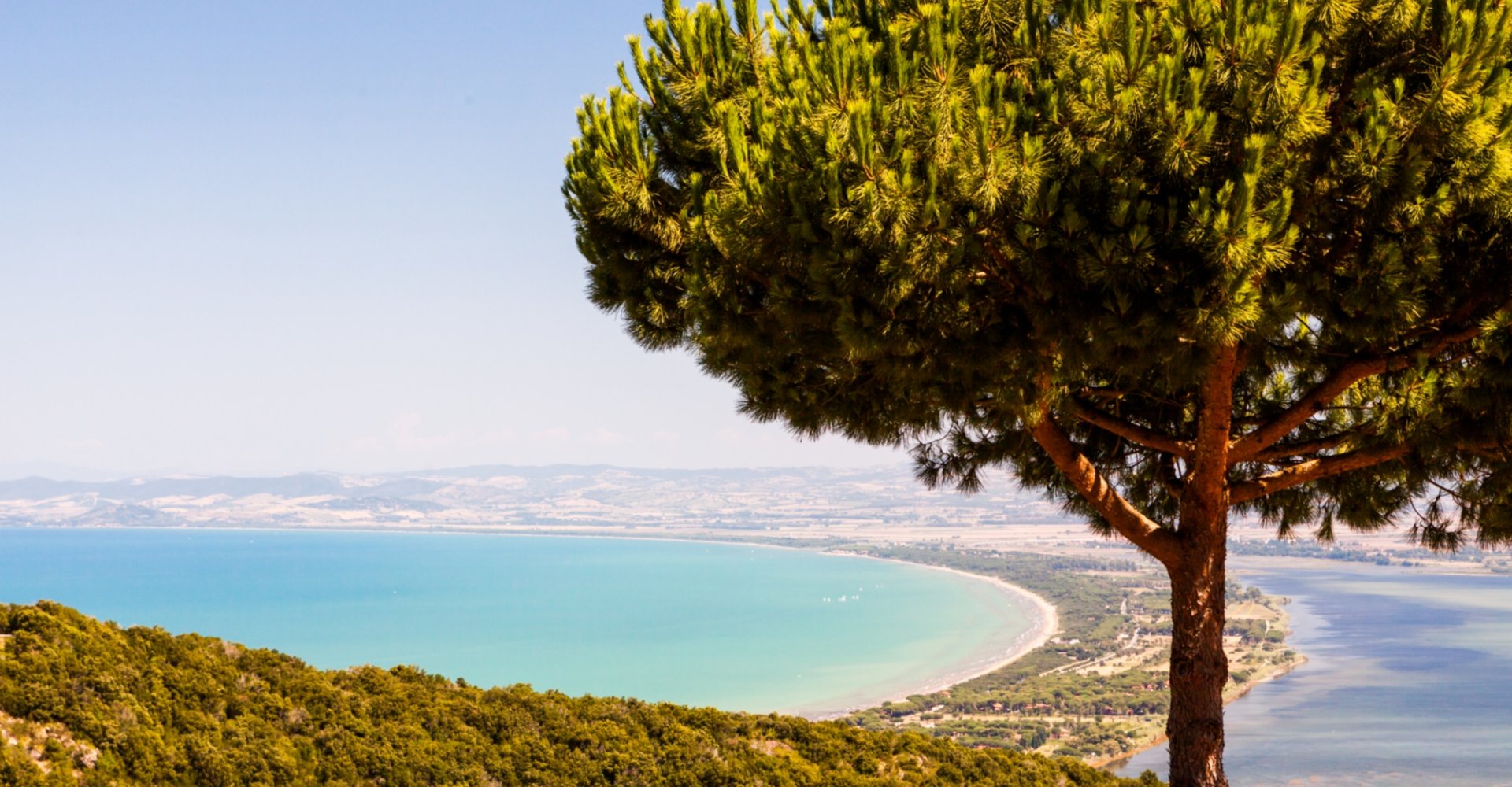 The coast of Monte Argentario