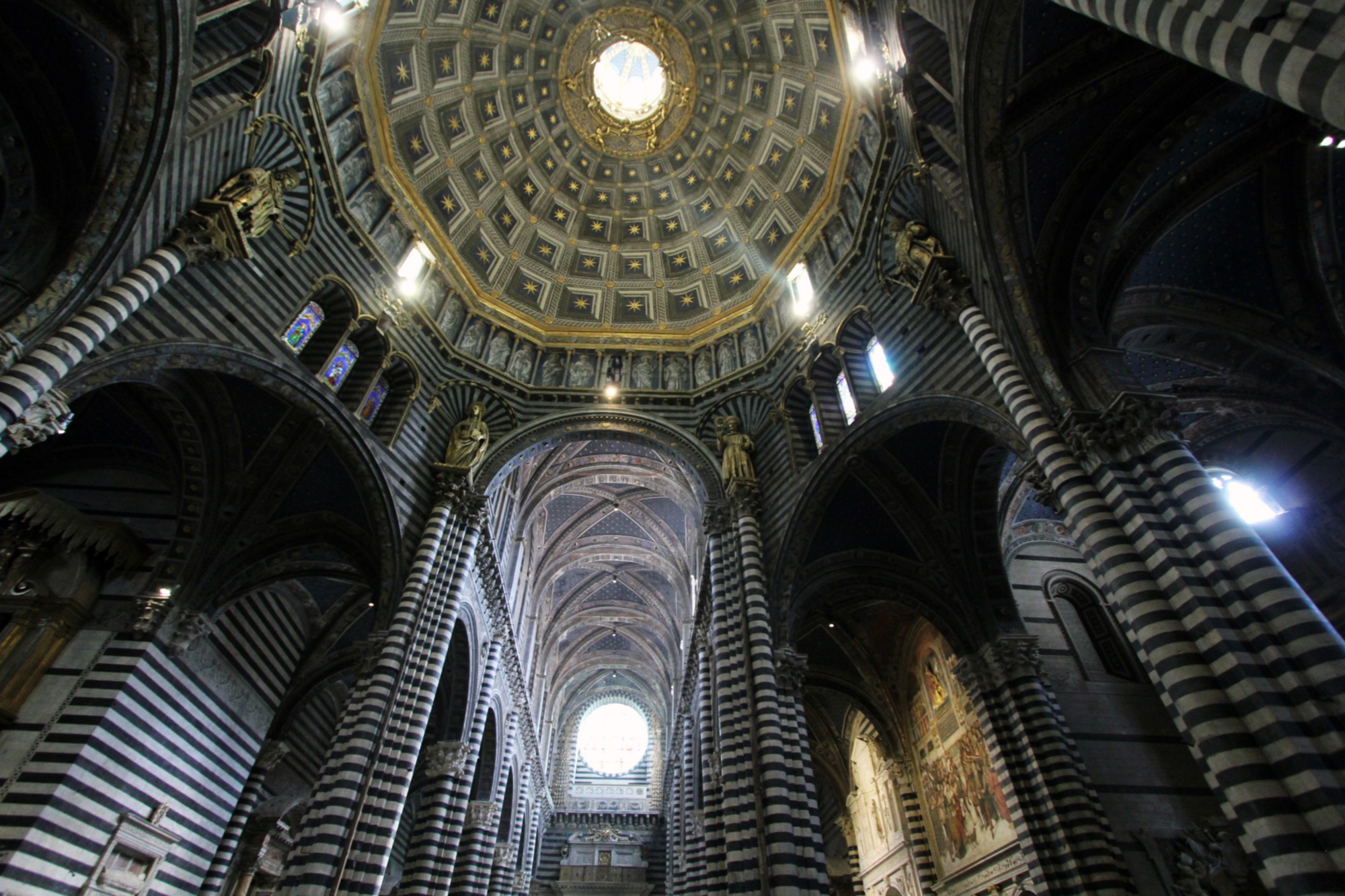 Inside the Siena Cathedral