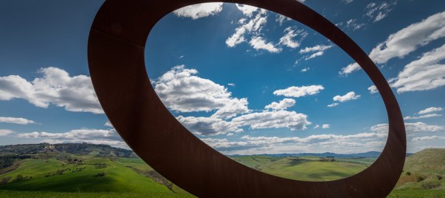 Contemporary art in the surroundings of Volterra by Mauro Staccioli