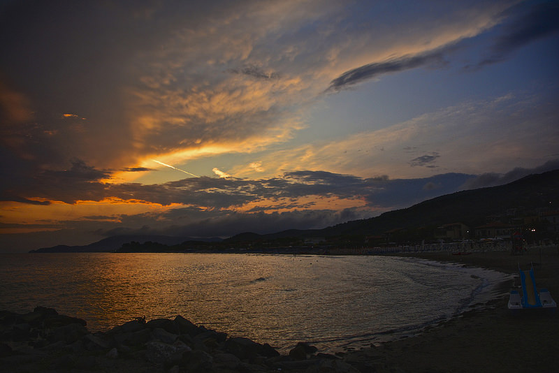 Sunset in Castiglione della Pescaia