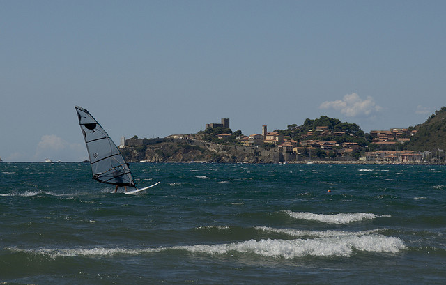 Talamone beach