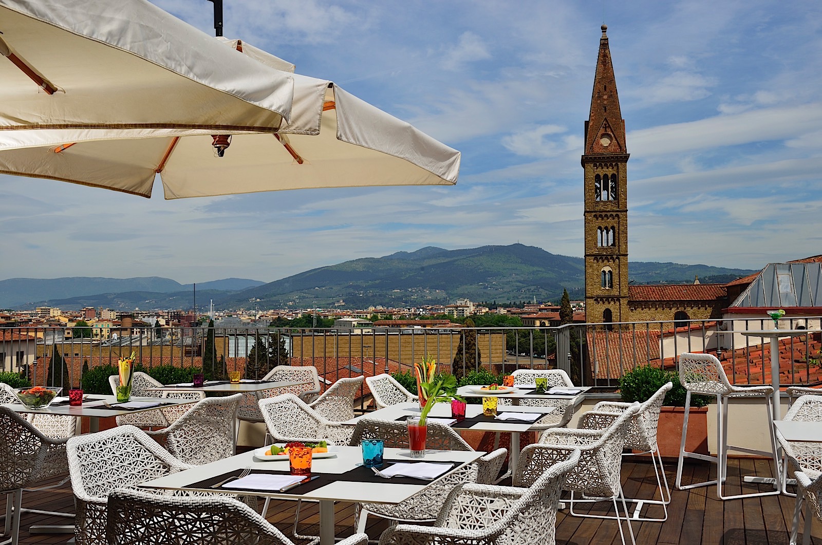 Panorama from the Rooftop Pool bar, Hotel Minerva