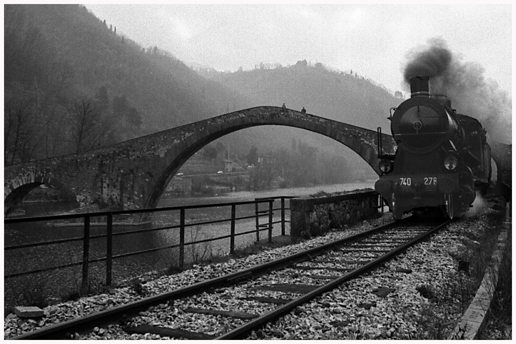 Steam train in Garfagnana