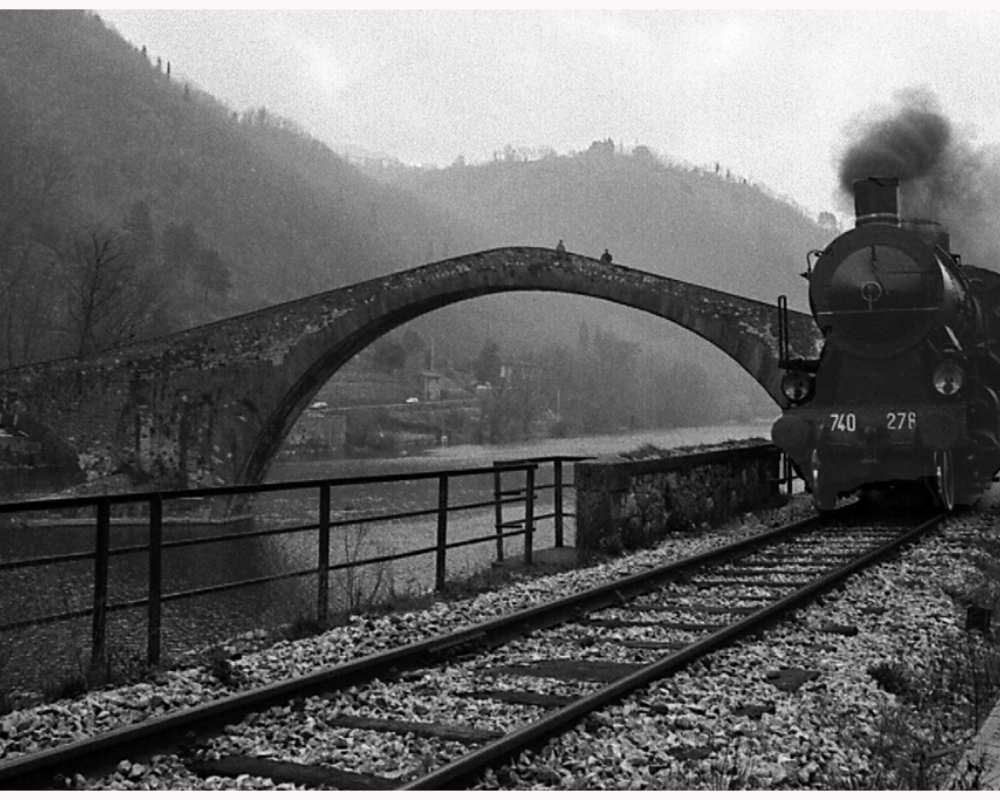 Steam train in Garfagnana