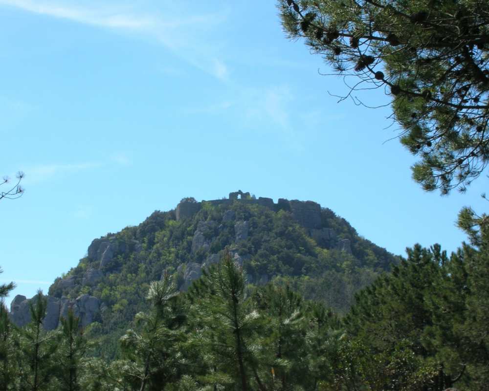 Rocca della Verruca, vista da Nord