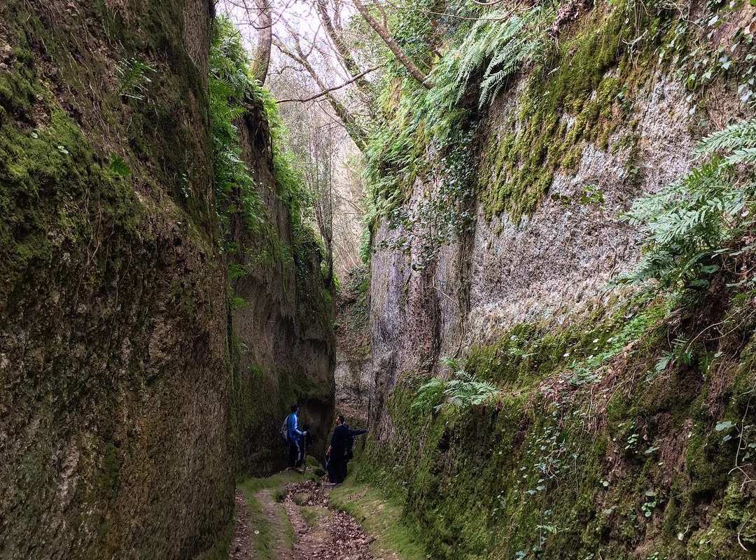 A glimpse of the Vie Cave in the surroundings of Pitigliano
