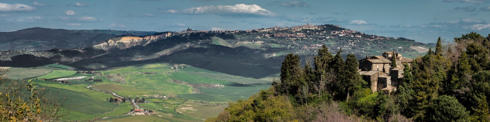 Volterra (in the distance) and its countryside