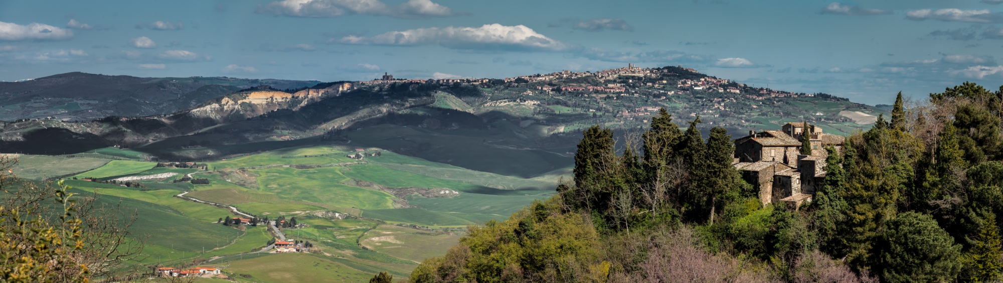 Volterra (in the distance) and its countryside
