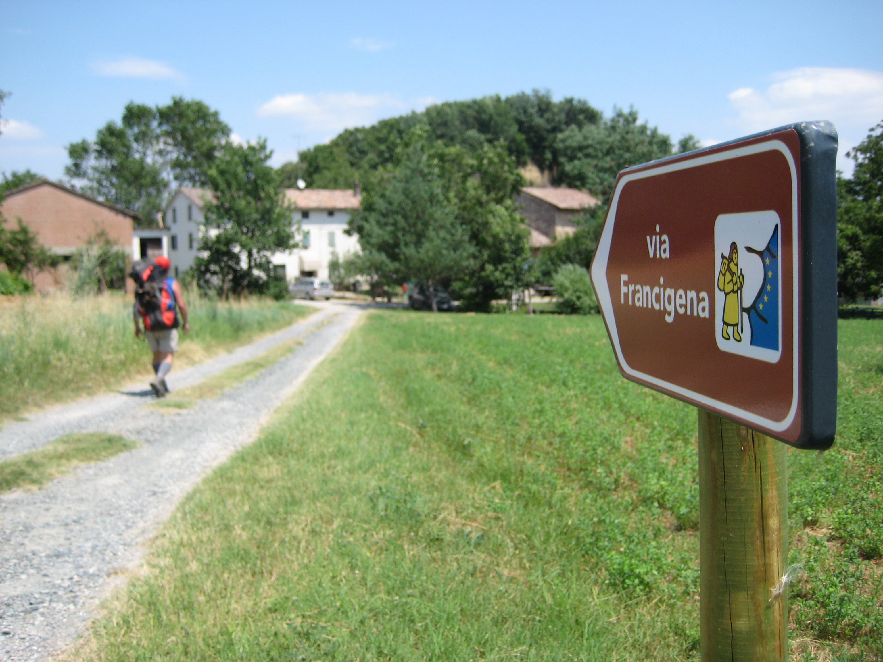 Wanderung entlang der Via Francigena