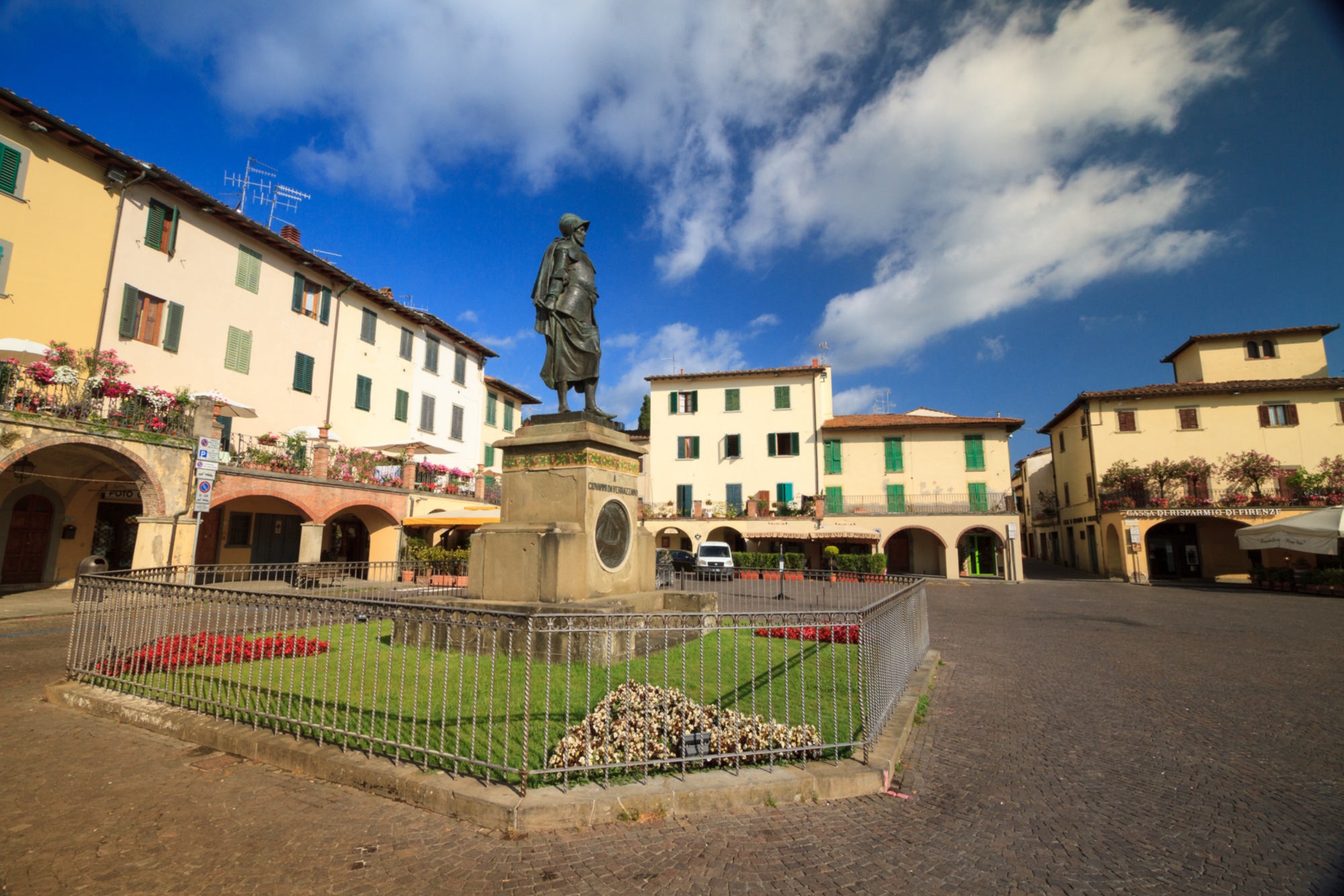 Piazza Matteotti a Greve in Chianti