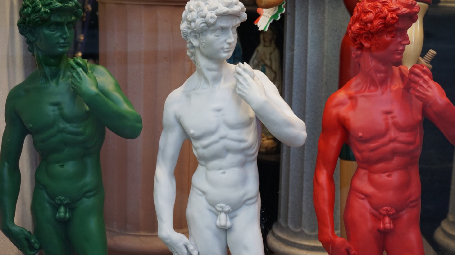 Souvenir nella città di Firenze: il David di Michelangelo