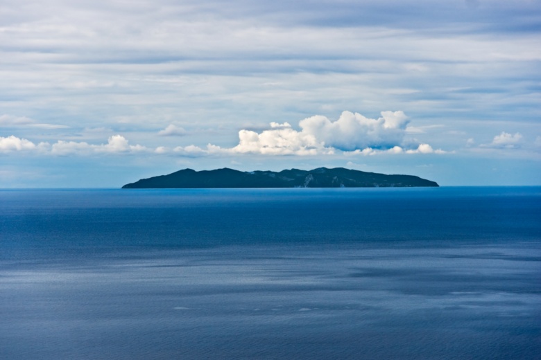 L'isola di Capraia, vista dall'Elba