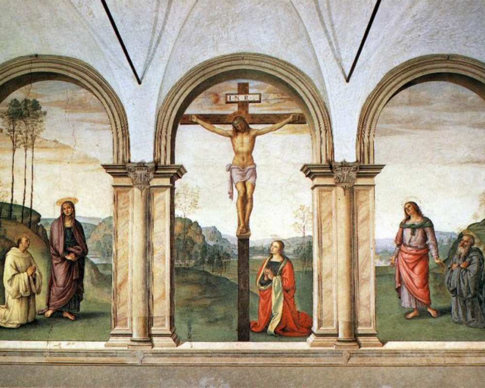 La Crucifixion des Pazzi par Perugino