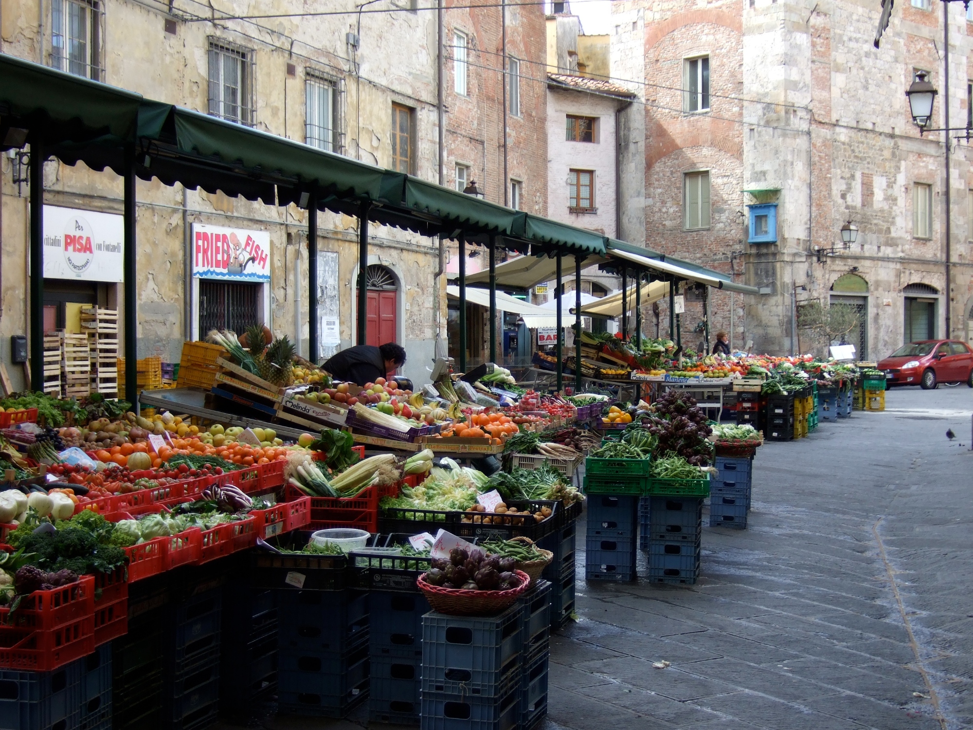 El mercado de la Plaza de Vettovaglie