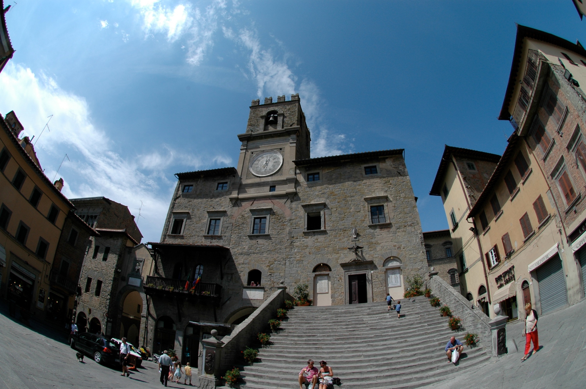 El centro histórico de Cortona