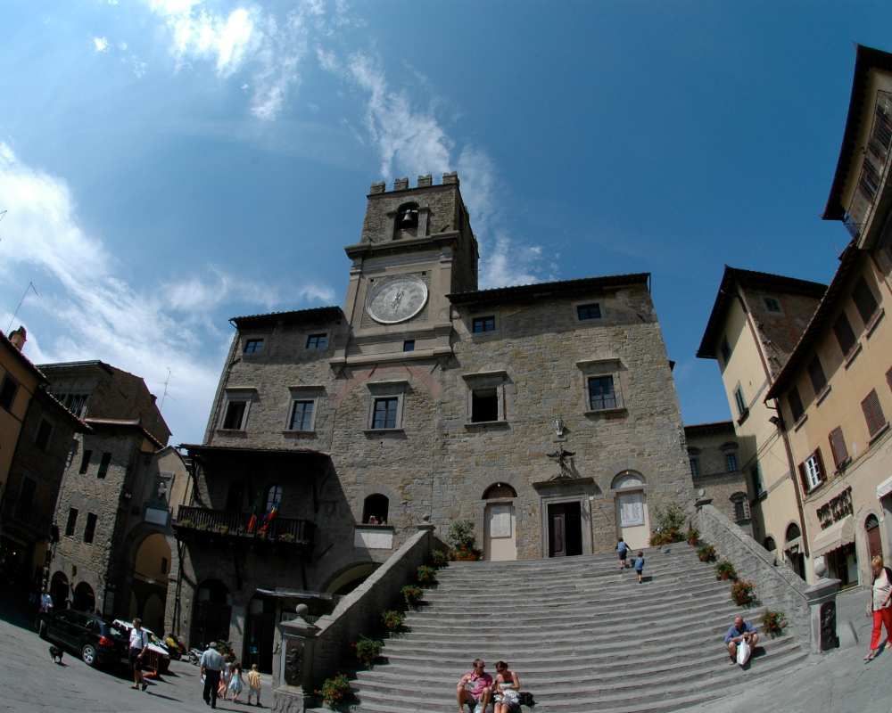 Das historische Zentrum von Cortona