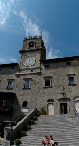 El centro histórico de Cortona