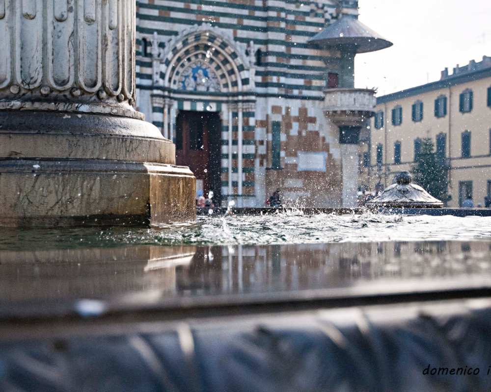 Fontana del Pescatorello (Fischerbrunnen) in Prato
