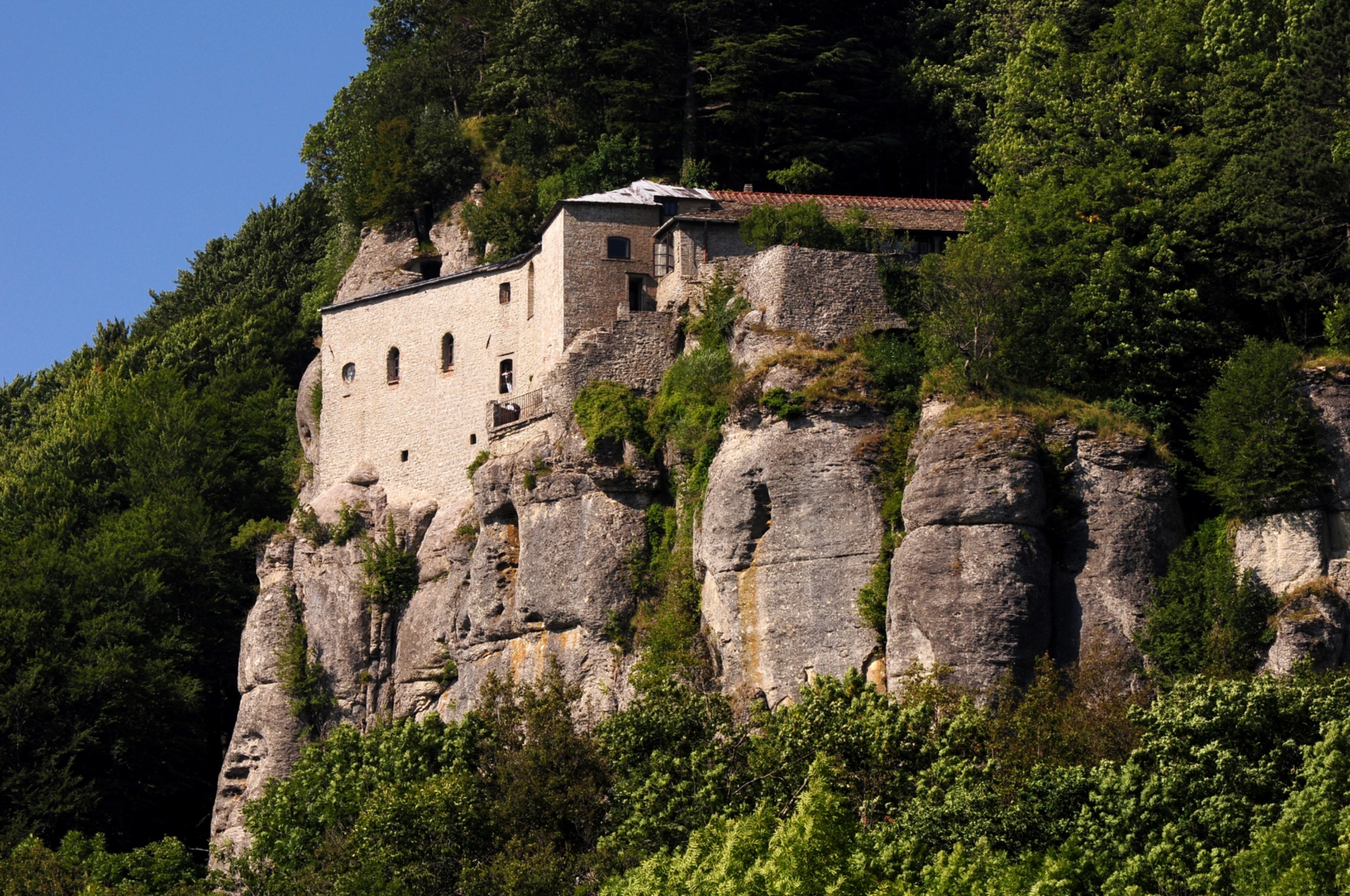 La ermita franciscana de La Verna