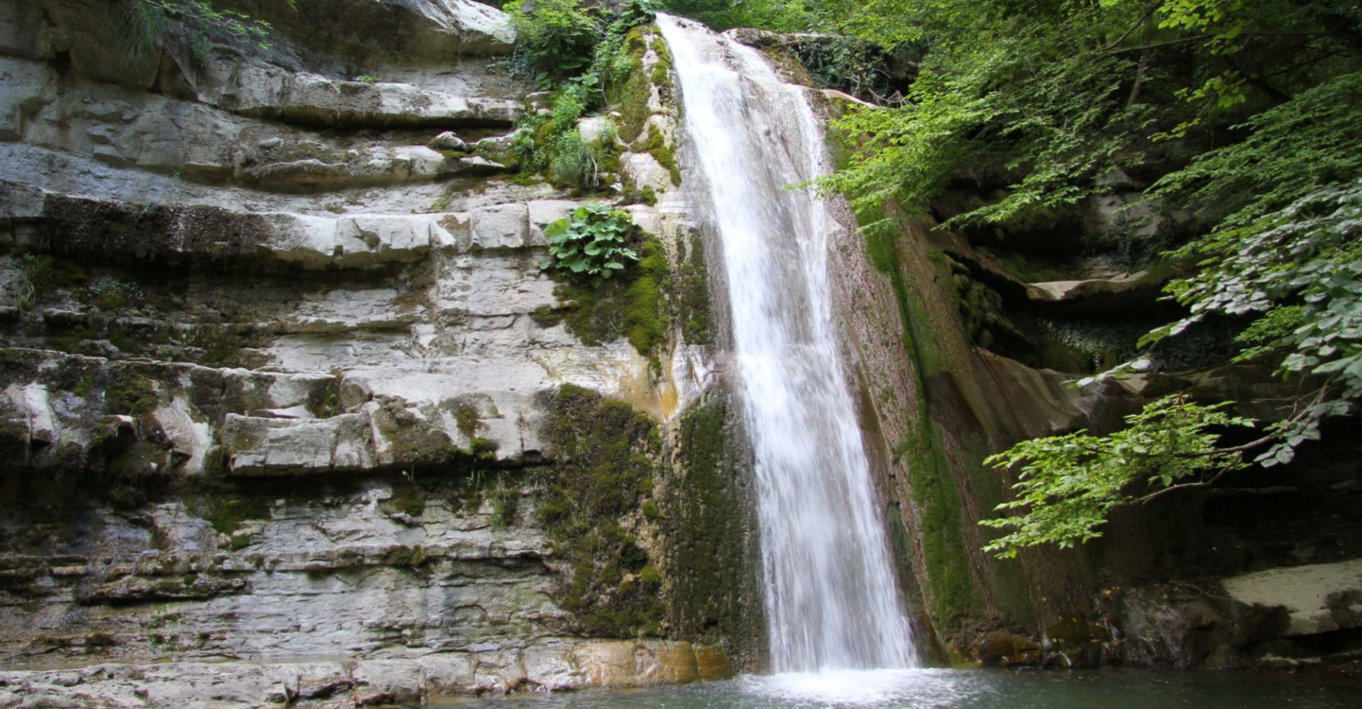 Die Wasserfälle des Flusses Acquacheta