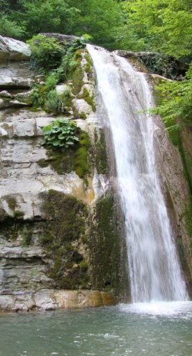 Die Wasserfälle des Flusses Acquacheta