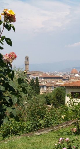 Der Rosengarten in Florenz