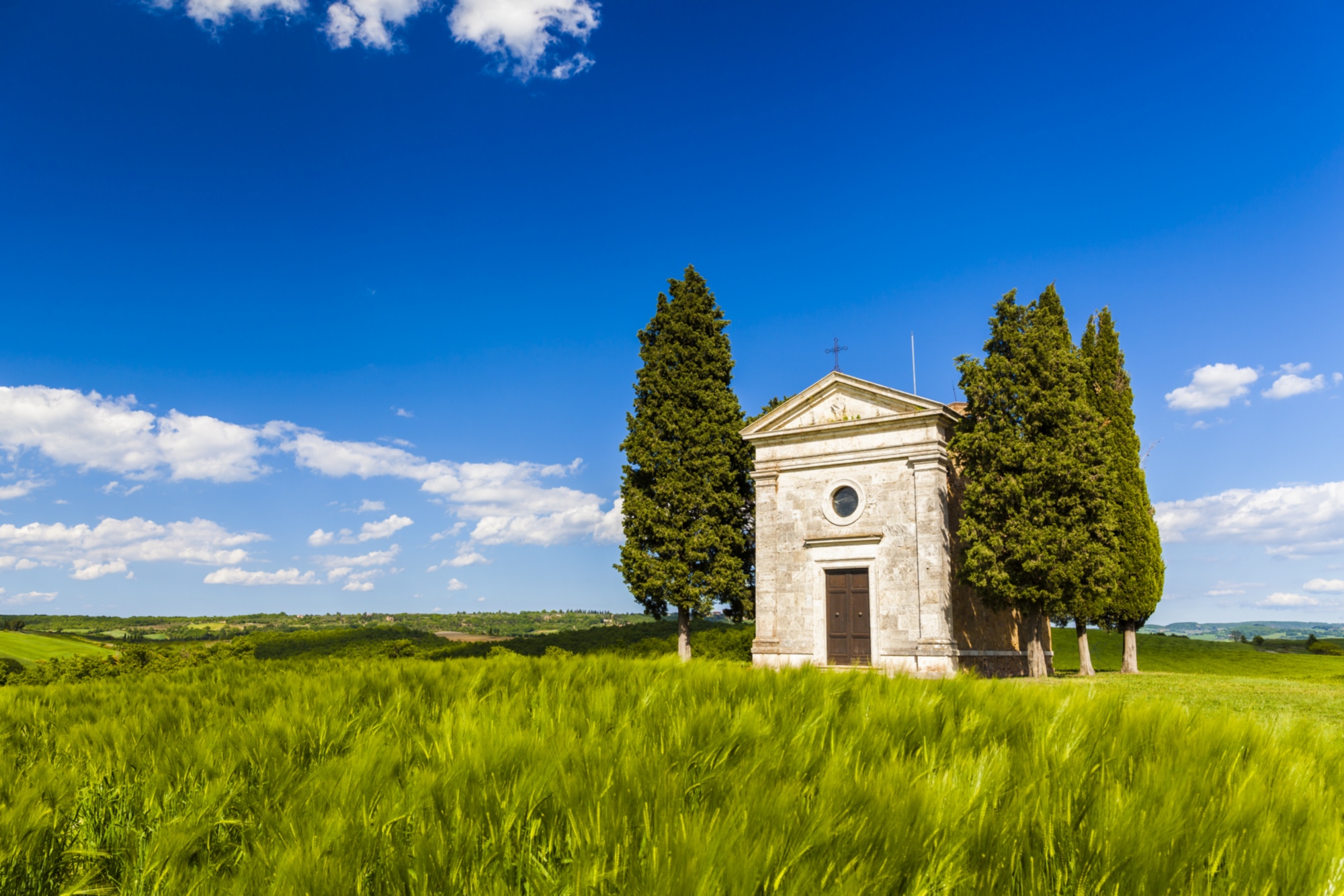 Cappella della Madonna di Vitaleta in Val d'Orcia