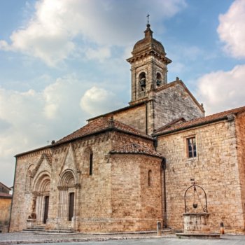 San Quirico d'Orcia, parish church of San Quirico