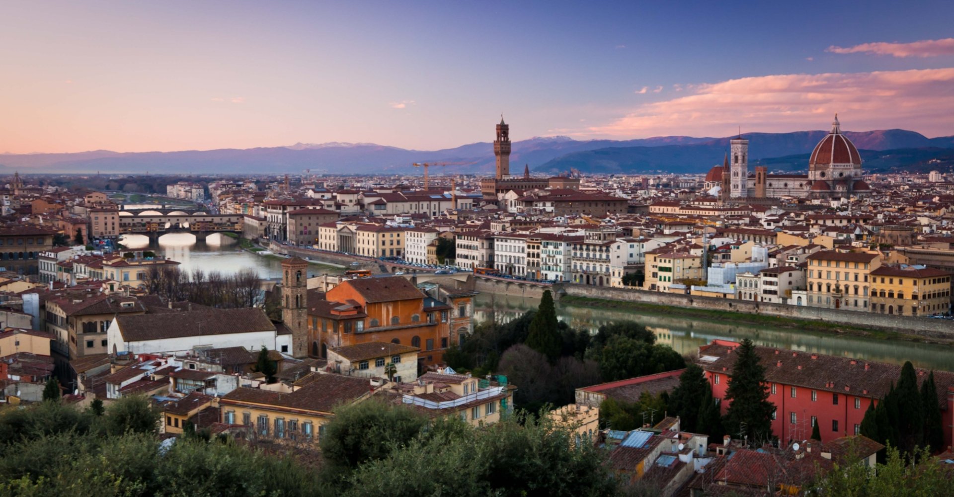 Der Piazzale Michelangelo in Florenz