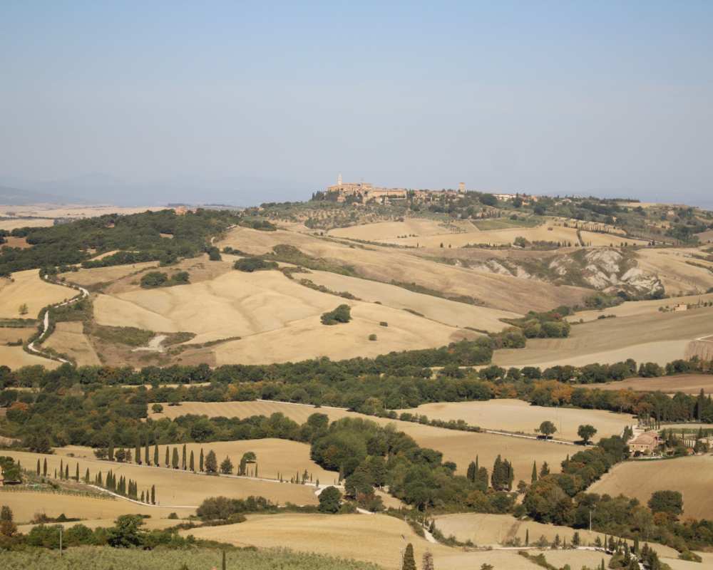 Val d'Orcia from Montichiello