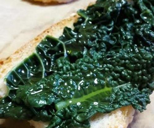Tuscan kale bruschetta