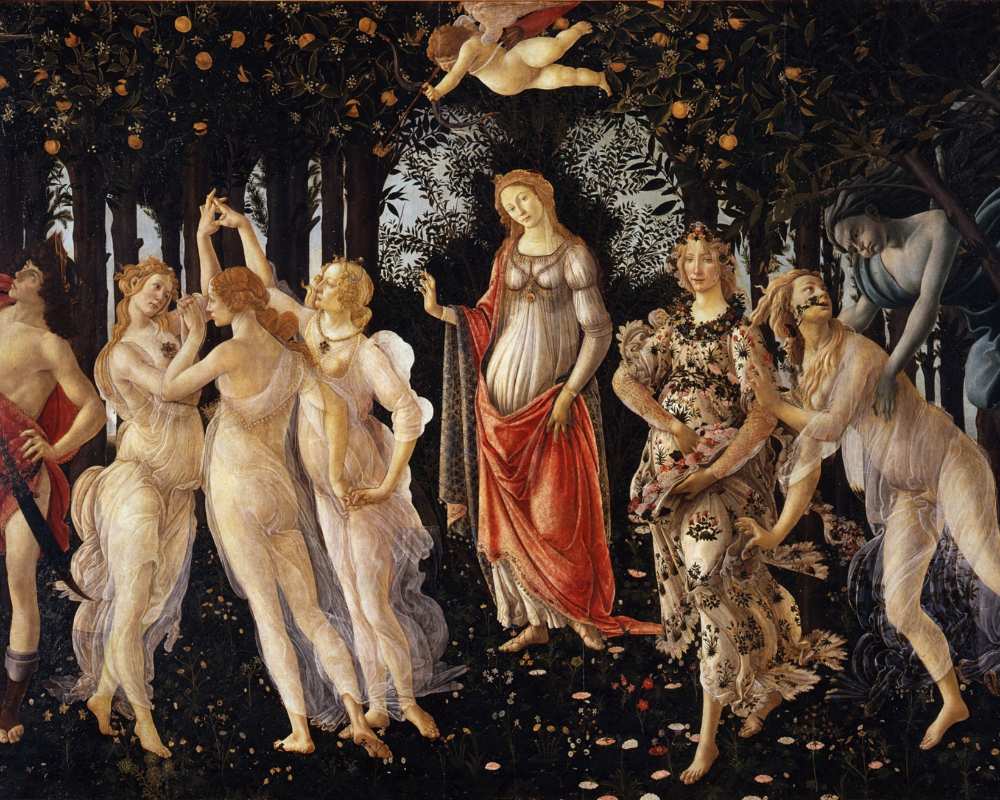 Primavera (Der Frühling) - S. Botticelli
