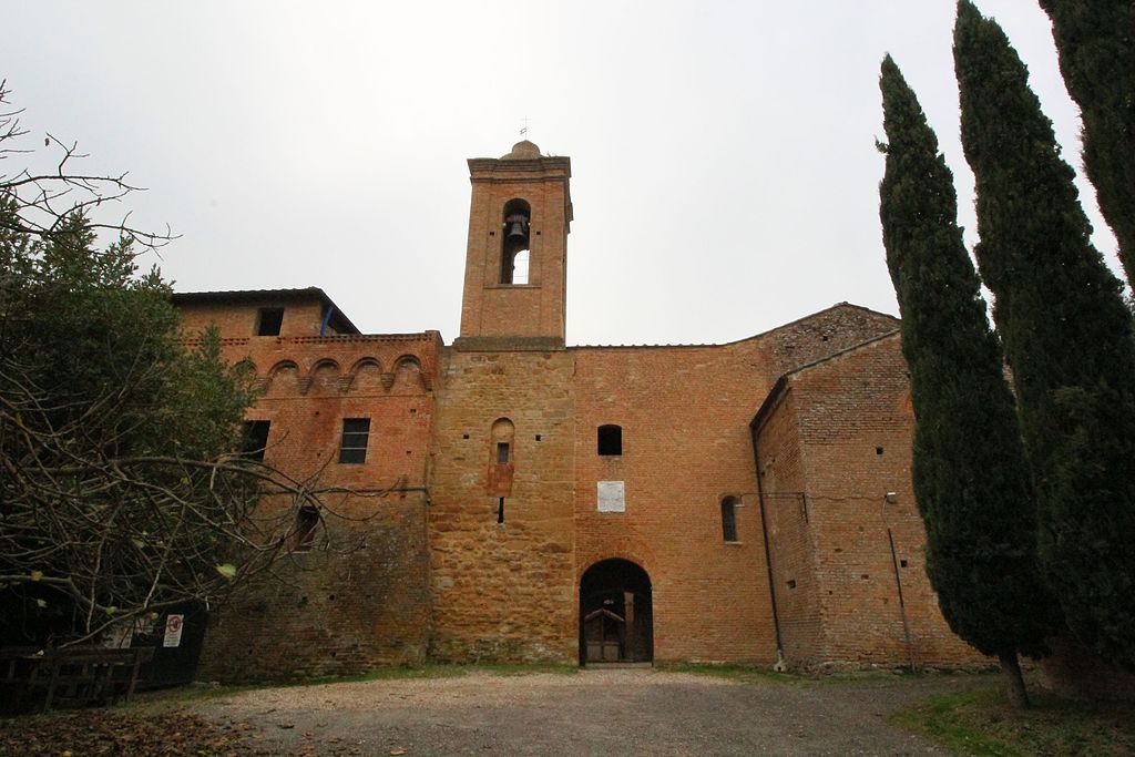 The backside of the church