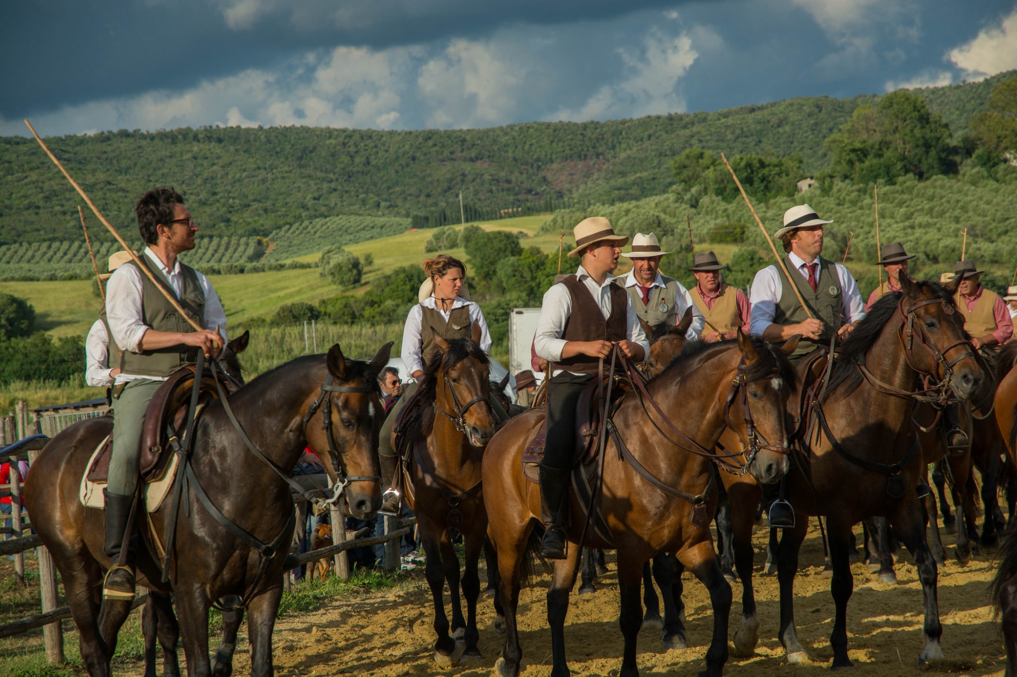 Maremma, pastores a caballo (butteri)