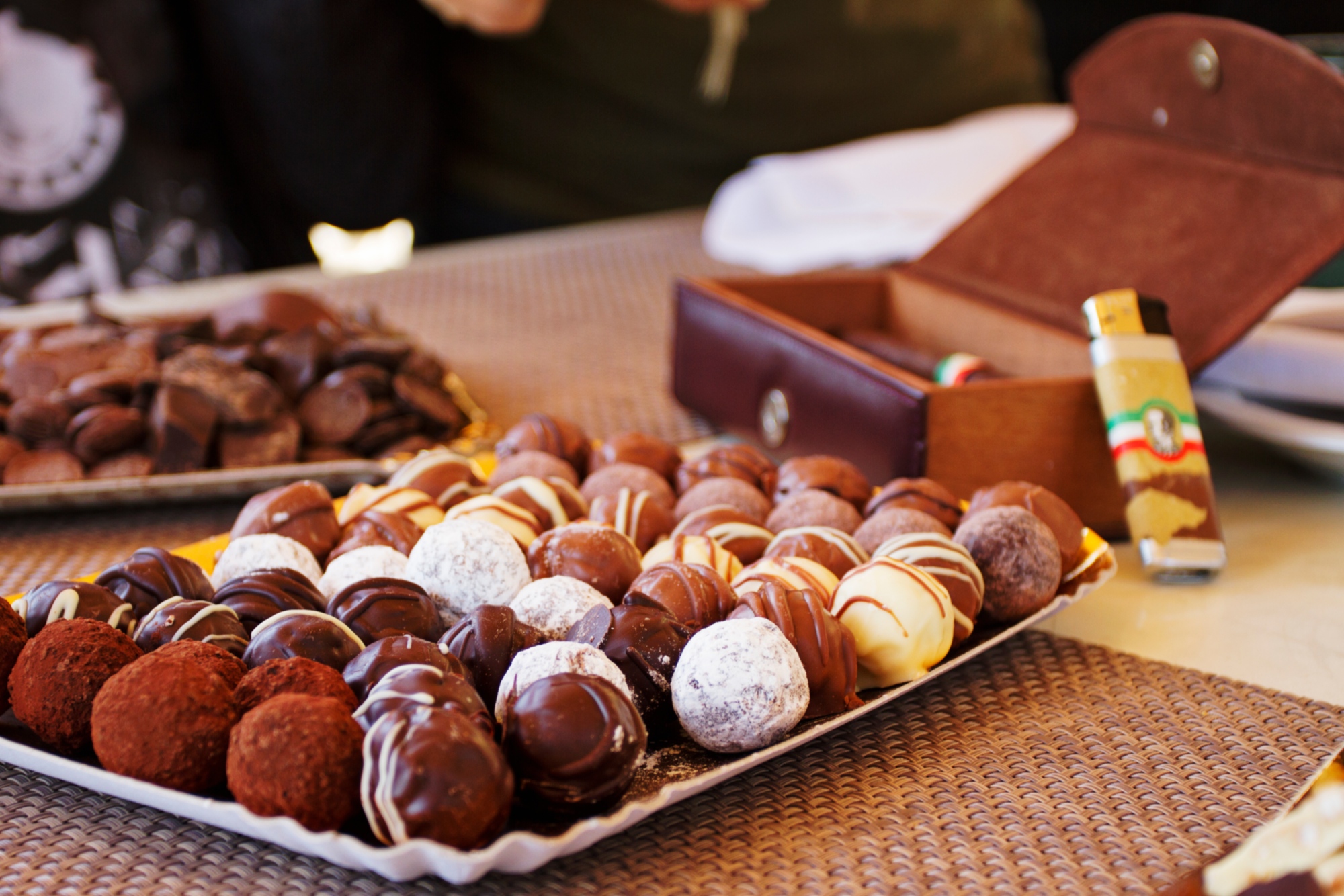 Caniparoli chocolate and Manifattura di Lucca cigars