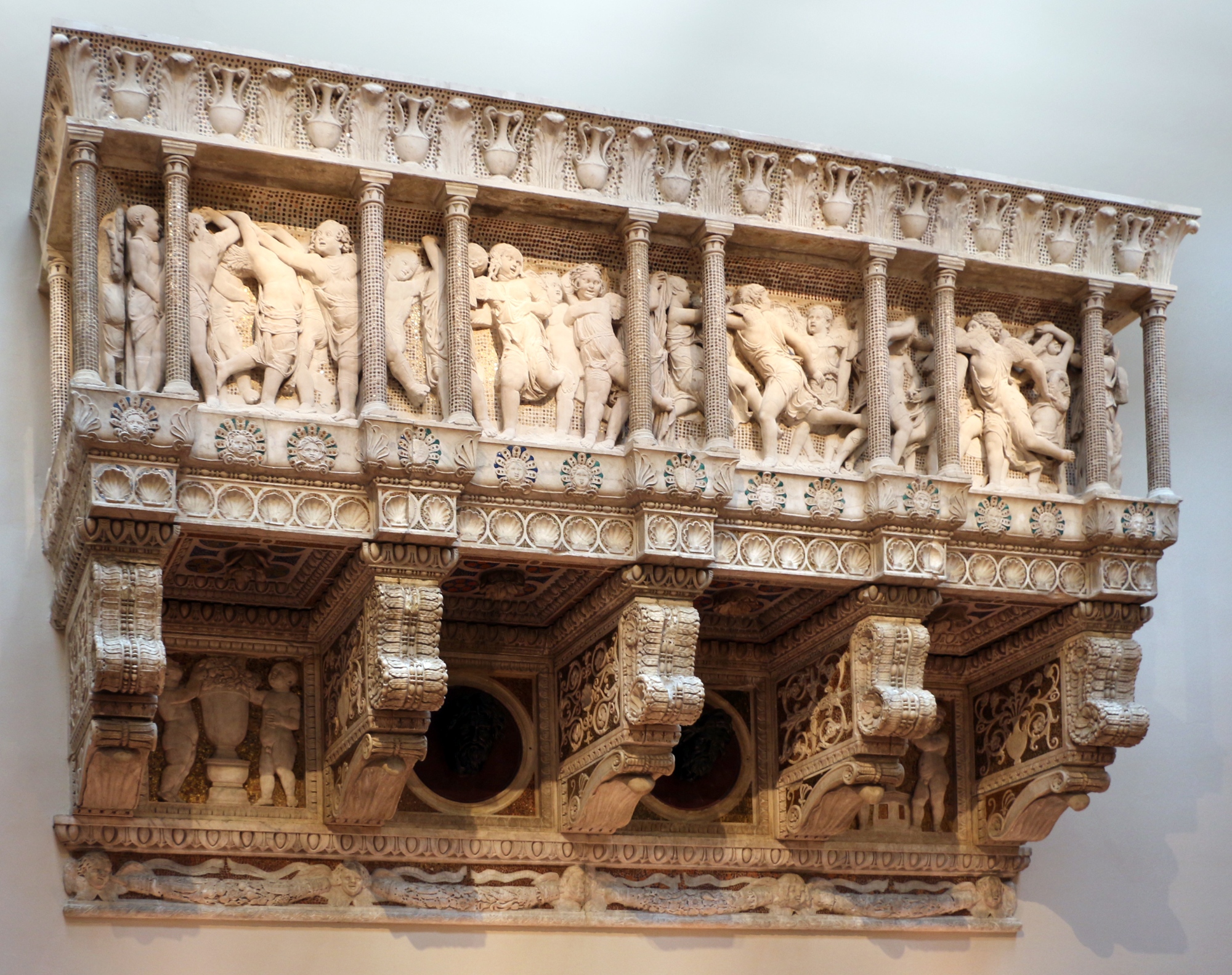 Cantoria by Donatello in the Opera del Duomo Museum, Florence